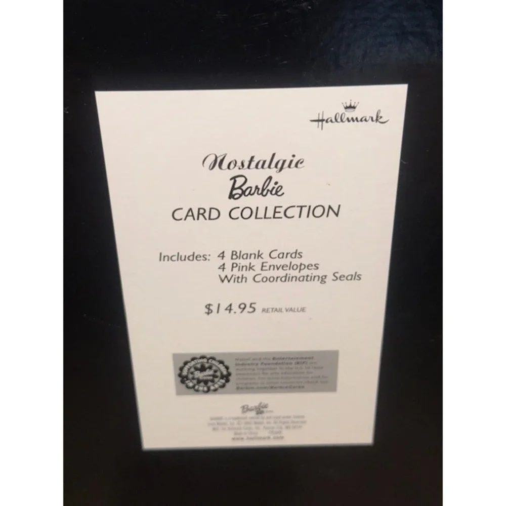 Hallmark Nostalgic Barbie Card Collection with Seals New